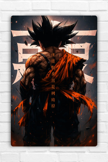 Son Goku Metal Poster