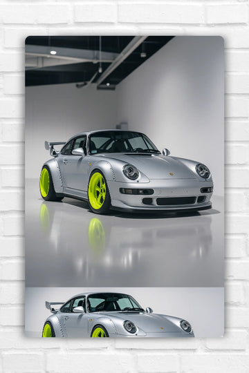 Porche 911 Car Metal Poster 06