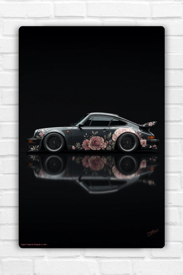 Porche 911 Car Metal Poster 04
