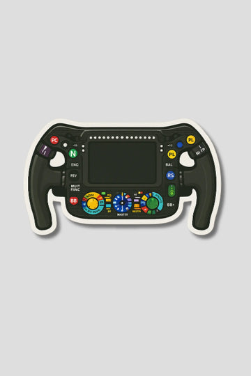 F1 Steering Wheel Sticker