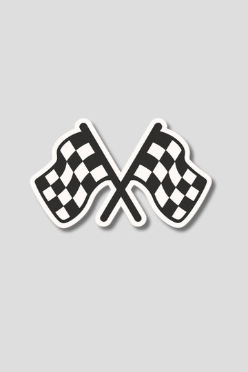 Formula 1 Racing Flag Sticker