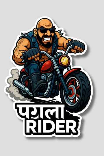 Pagla Rider Sticker