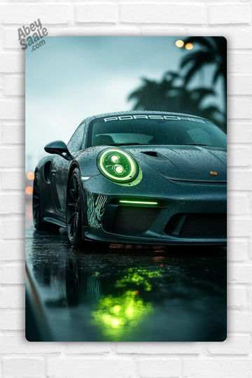 Porsche 911 GT3 Car Metal Poster 003