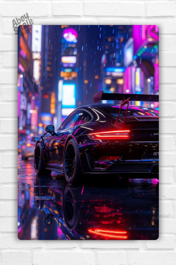 Porsche 911 GT3 Car Metal Poster 004