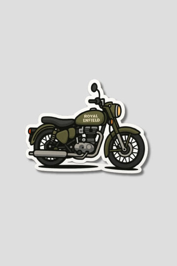 Royal Enfield Rider Sticker