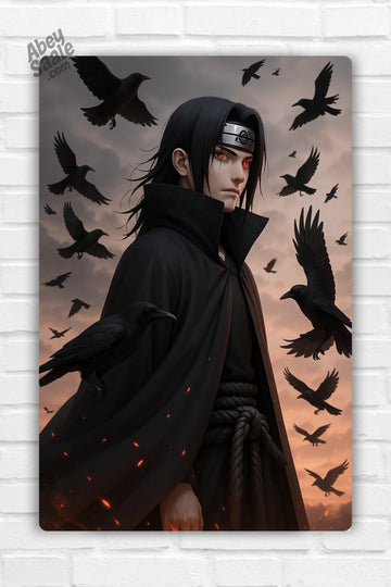 Sasuke Anime Metal Poster 003