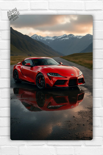 Supra Car Metal Poster