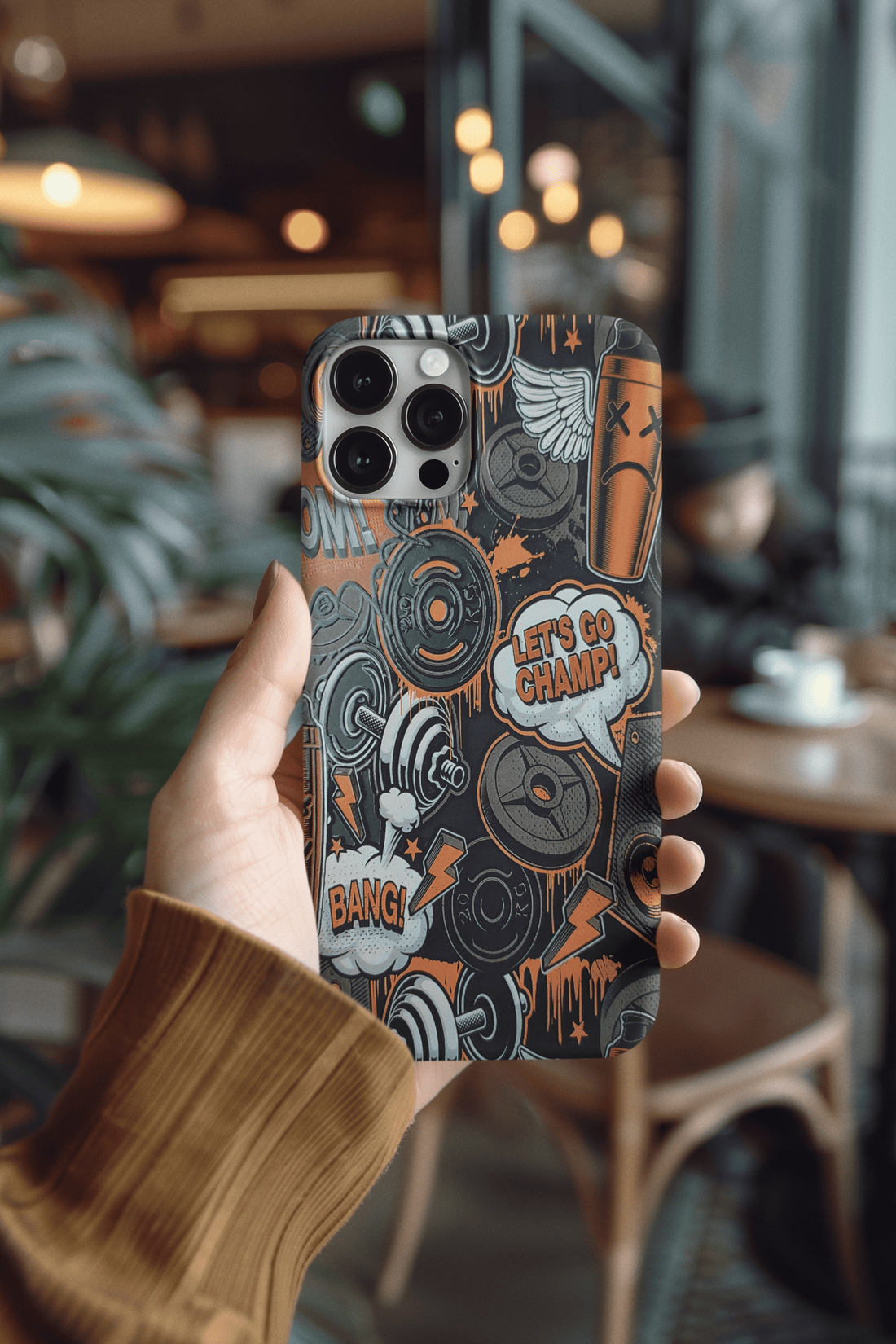 Let's Go Champ Abstract Mobile Skin 1061