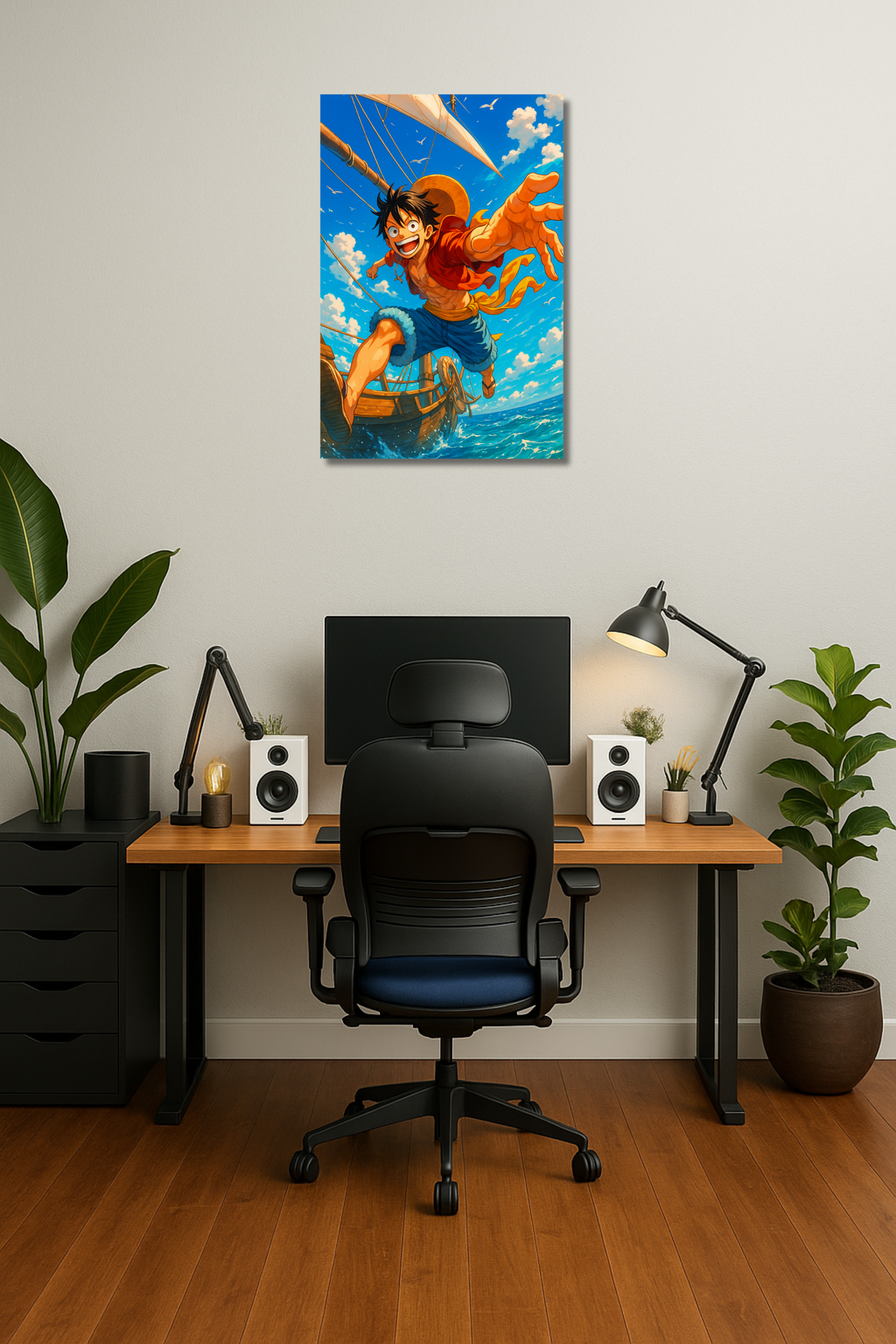 Luffy's Grand Adventure - One Piece Metal Poster