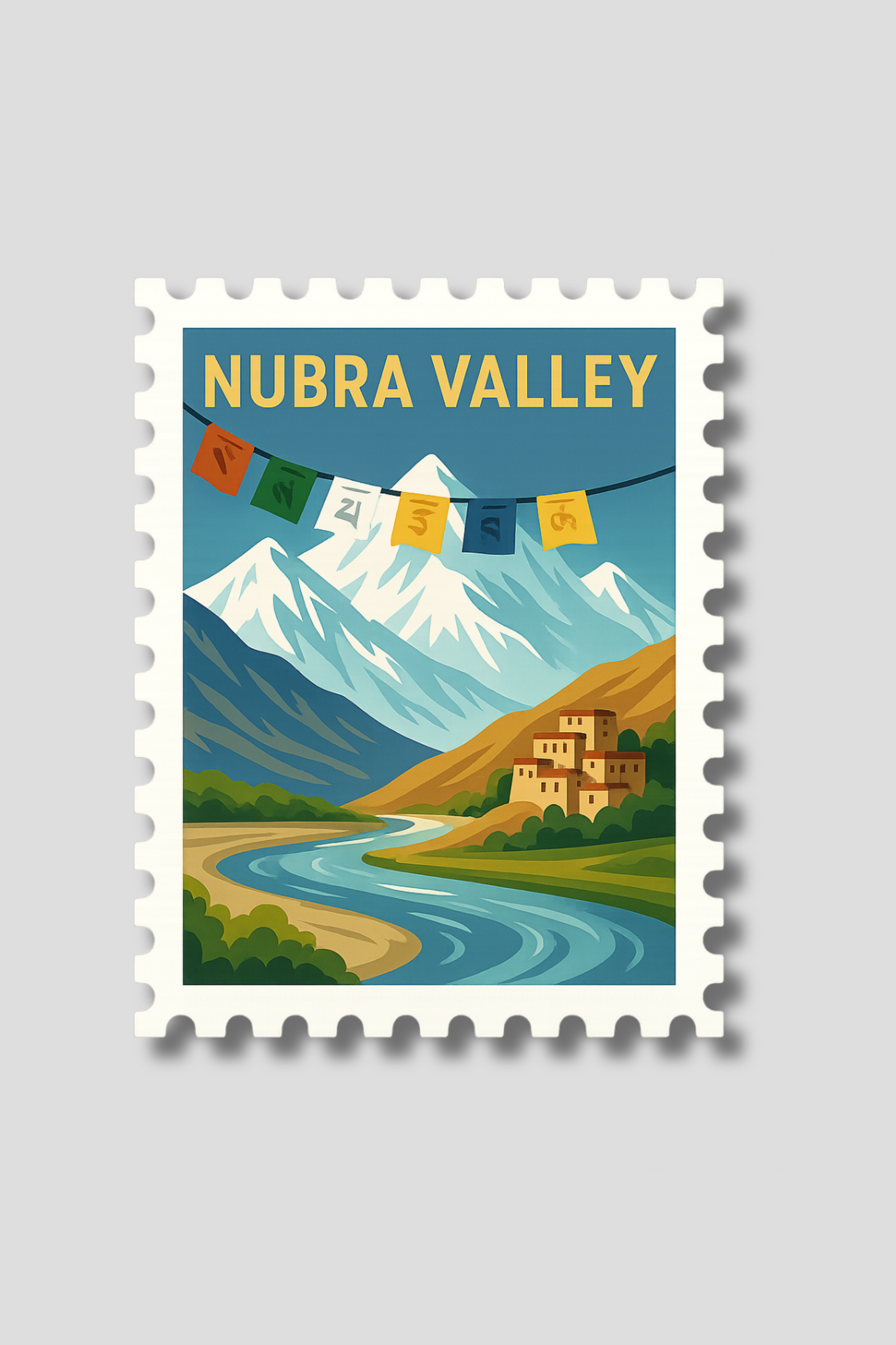 Nubra Valley Ladakh Sticker