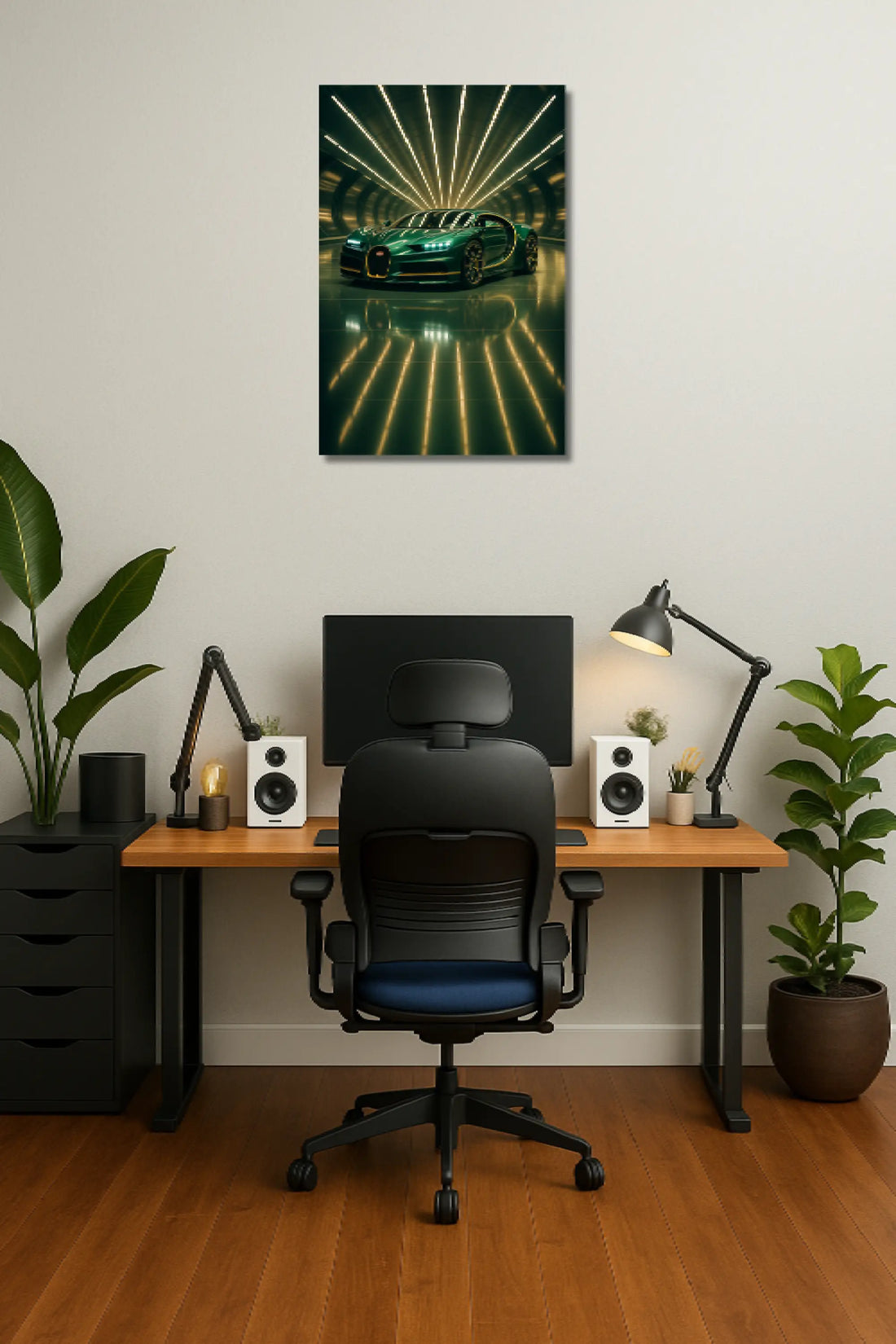 Bugatti Chiron Car Metal Poster 001