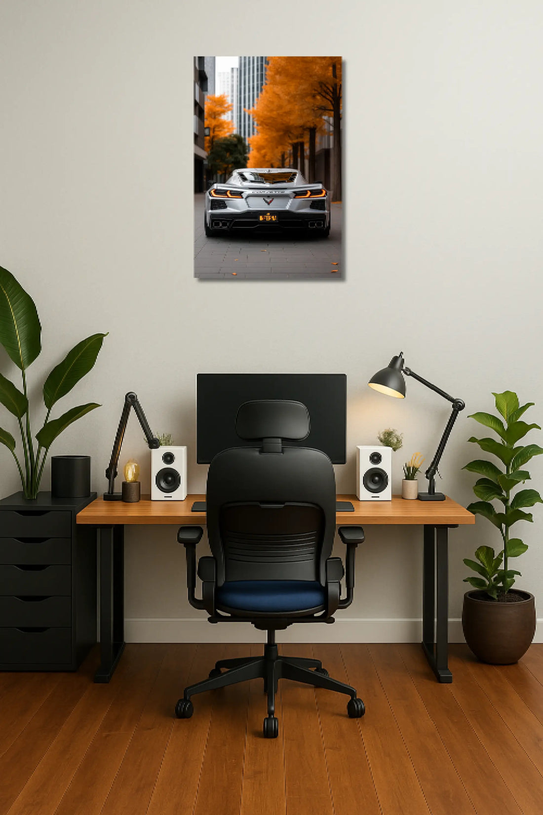 Chevrolet Corvette C8 Car Metal Poster