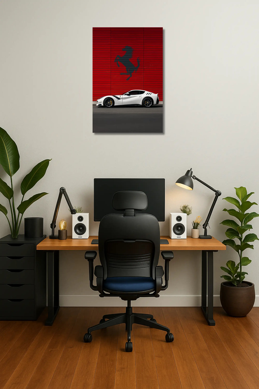 Ferrari Car Metal Poster 002