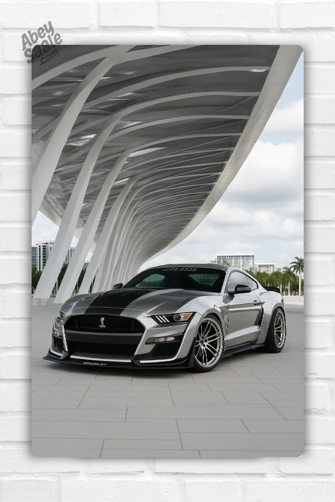 Ford Mustang GT500 Metal Poster 002
