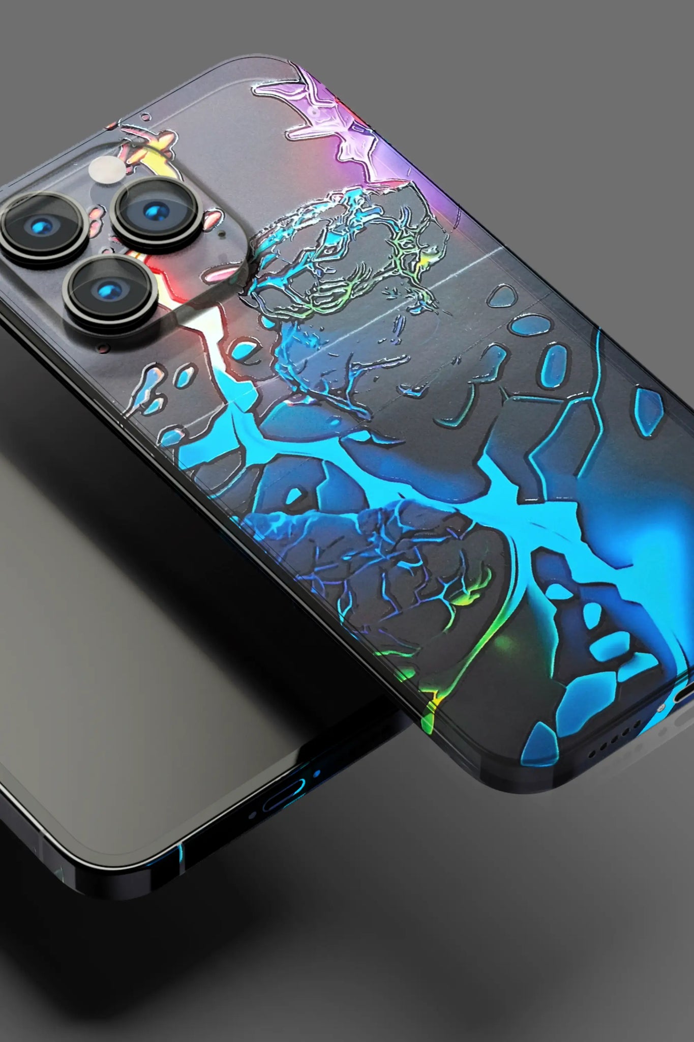 Neon Abstract Mobile Skin 2592