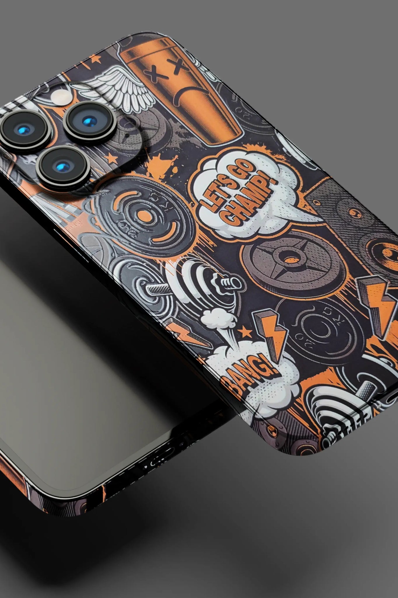 Let's Go Champ Abstract Mobile Skin 1061