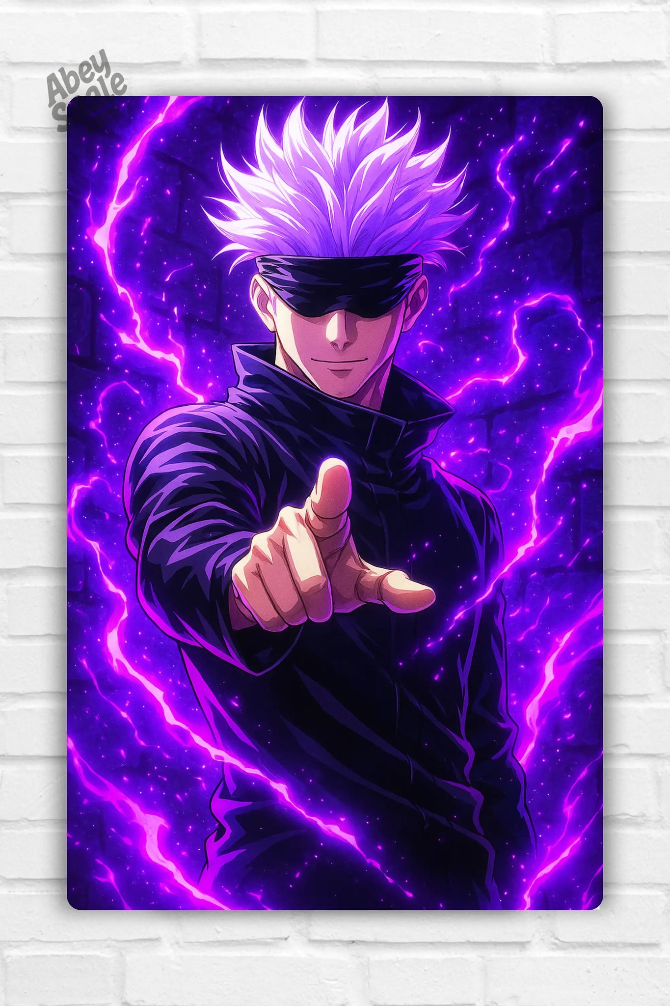 Gojo Anime Metal Poster 003