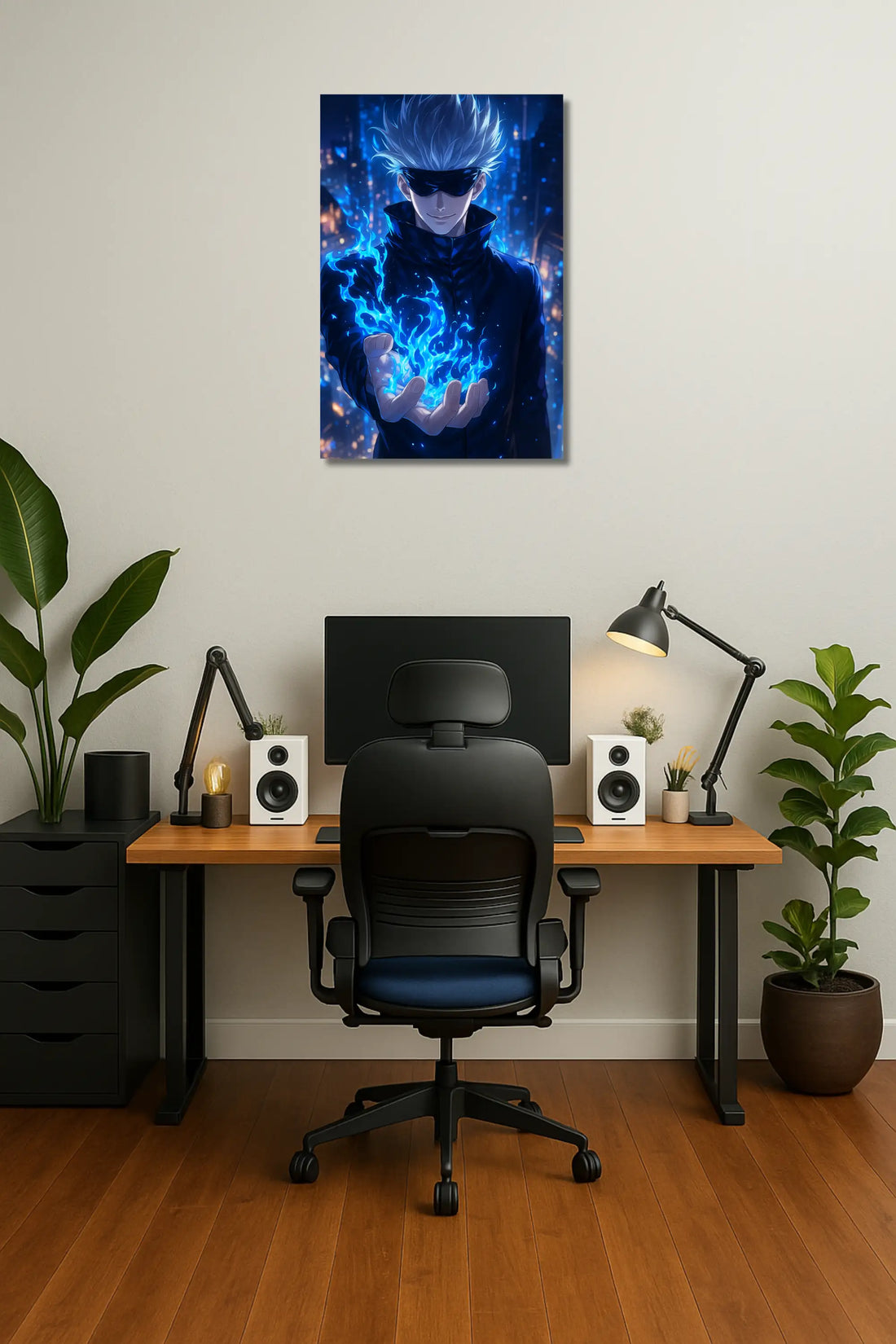 Gojo Anime Metal Poster 002