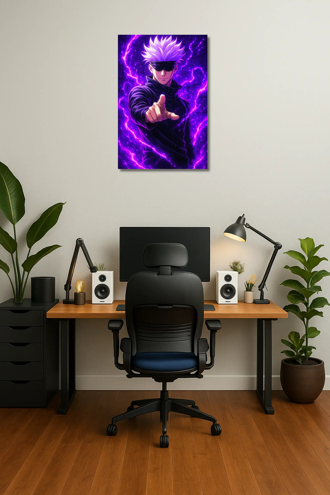 Gojo Anime Metal Poster 003