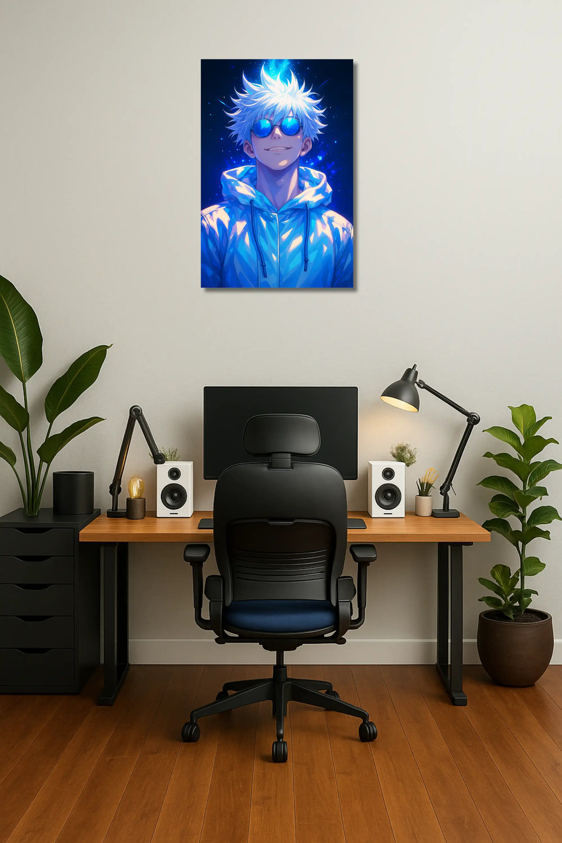 Gojo Anime Metal Poster 004