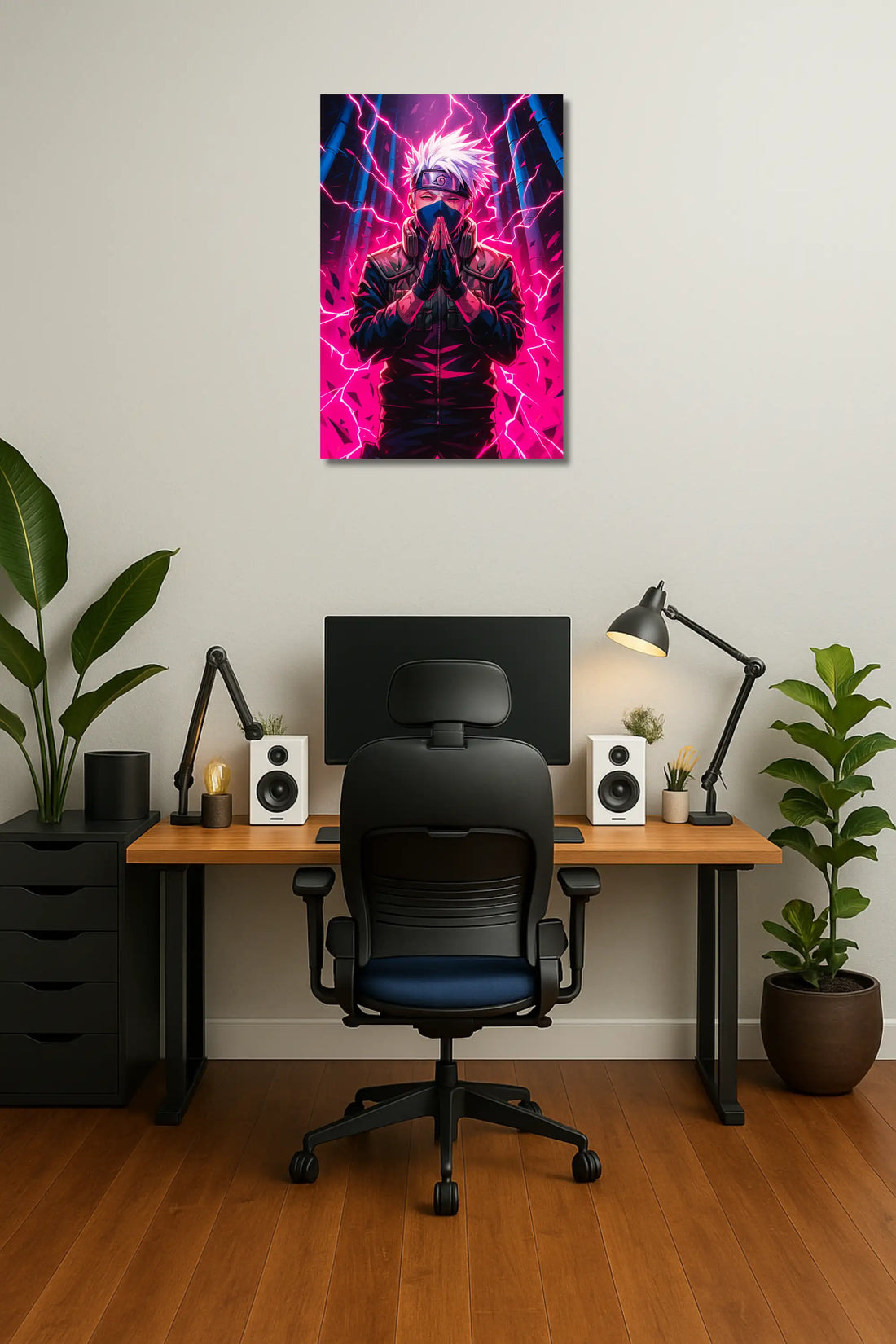 Kakashi Anime Metal Poster 01