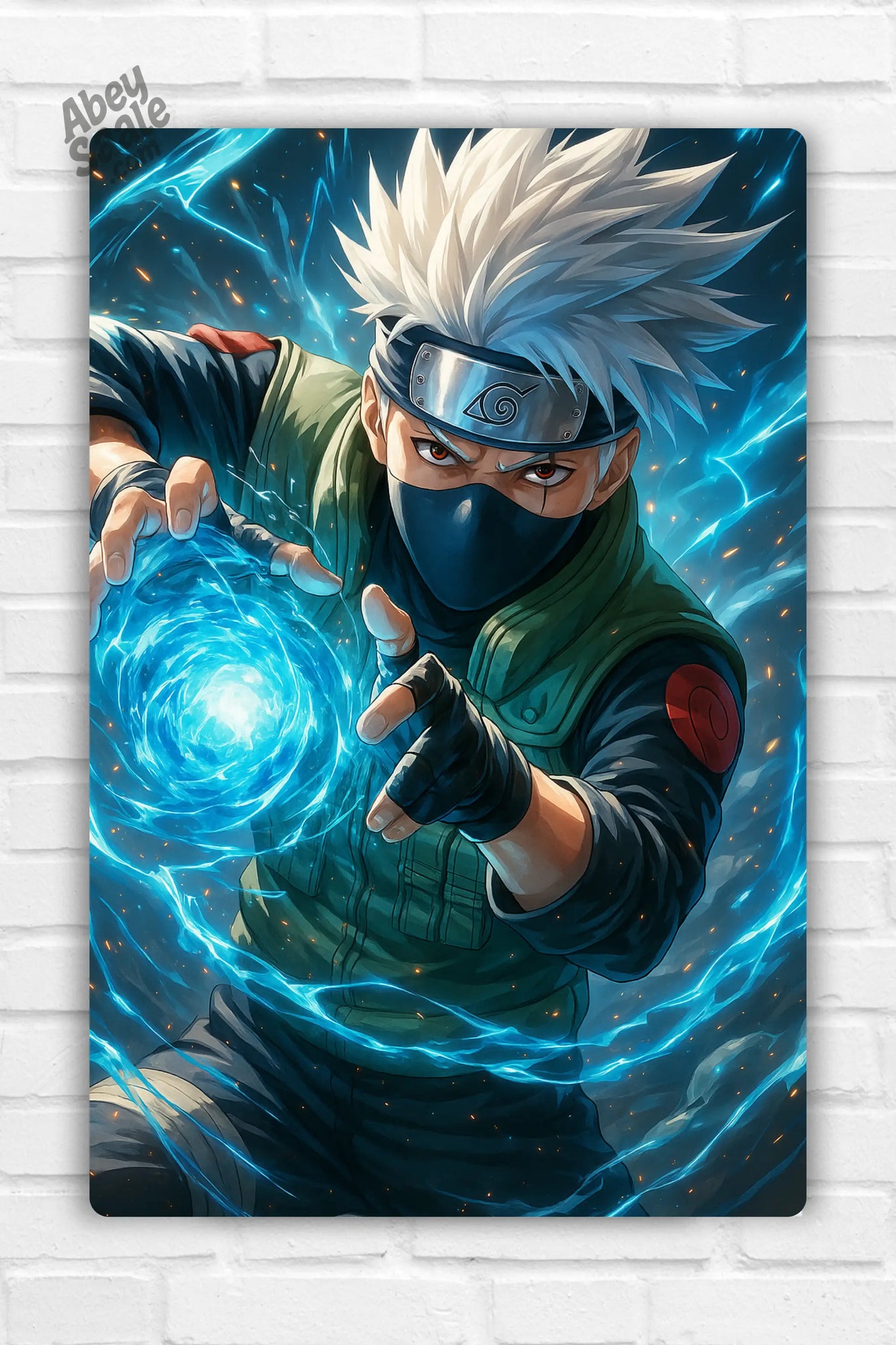 Kakashi Anime Metal Poster 02
