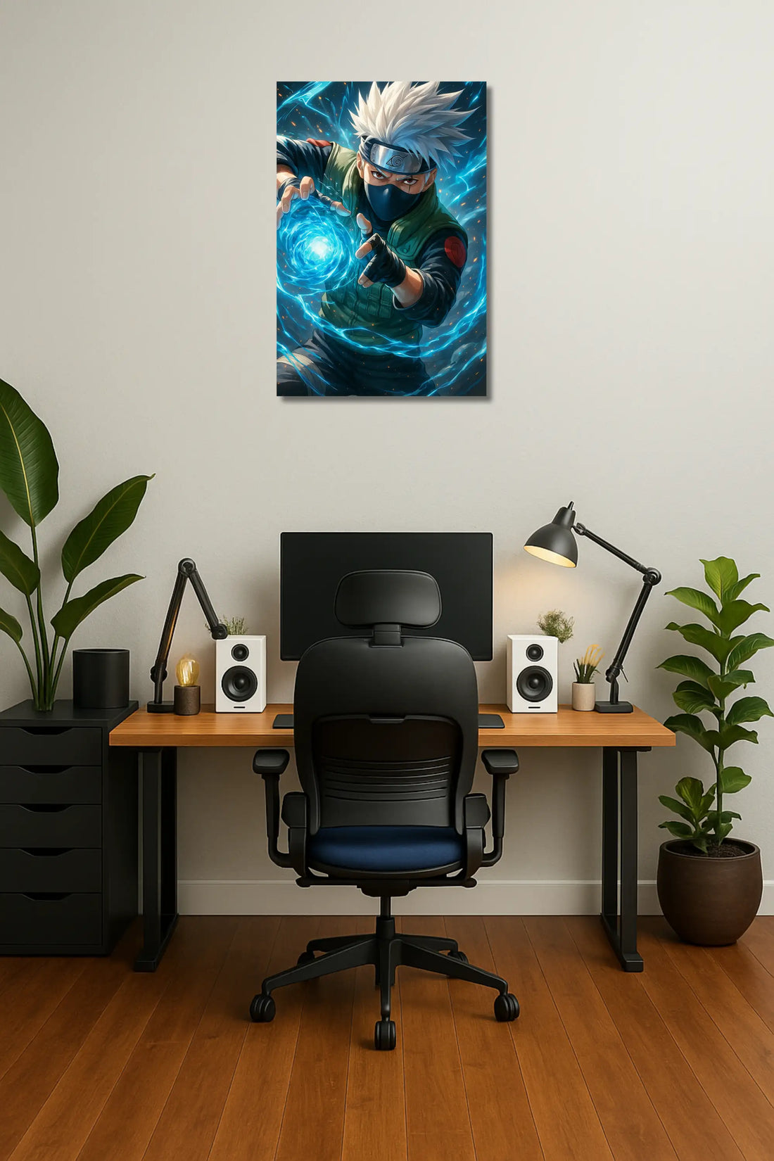 Kakashi Anime Metal Poster 02