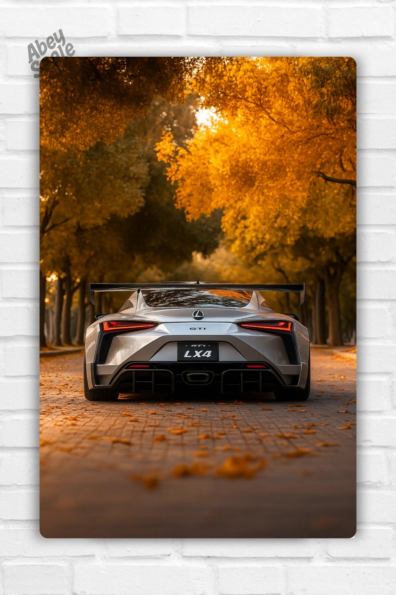 Lexus Car Metal Poster 001