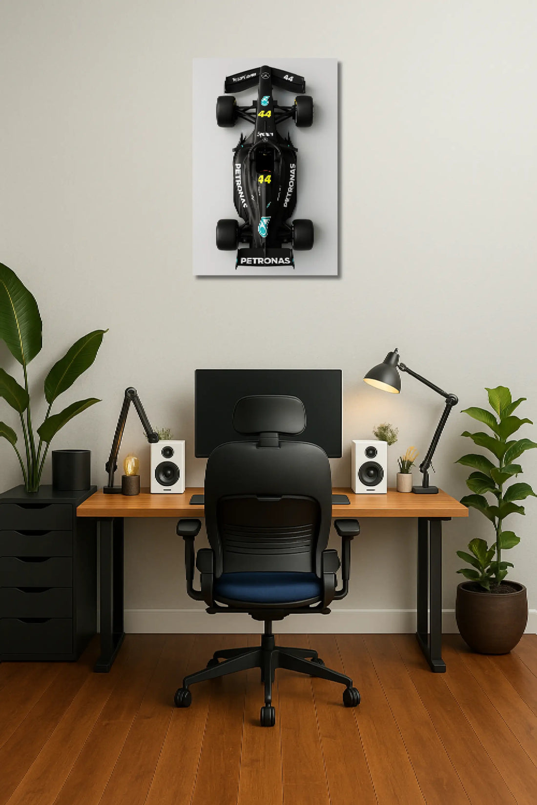 Mercedes-AMG F1 Car Metal Poster