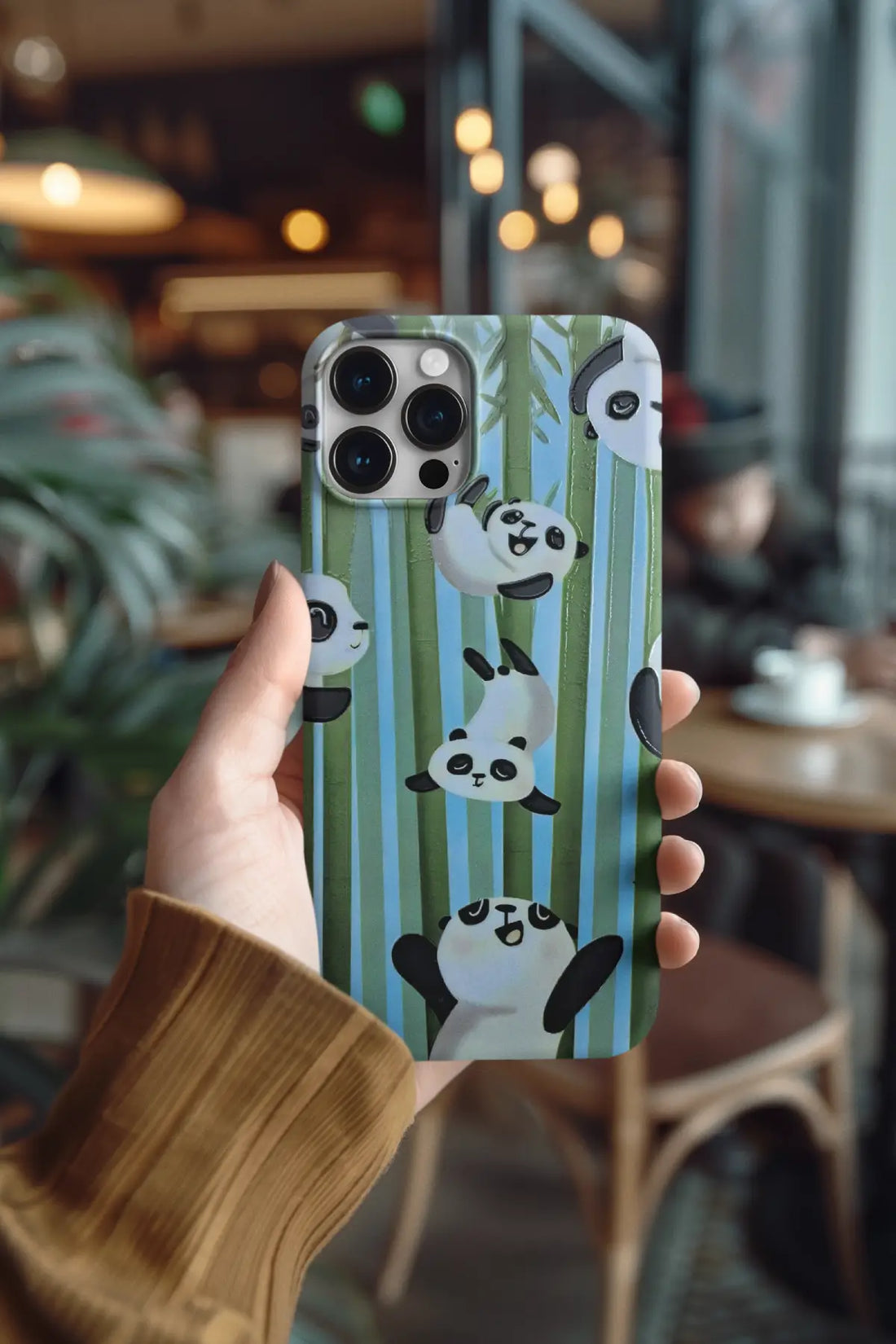 Cute Little Pandas Cartoon Mobile Skin 1378
