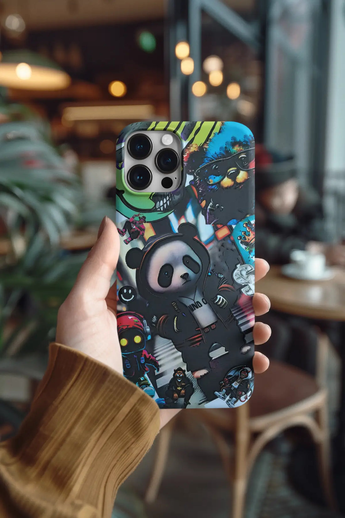 Cute Little Panda Cartoon Mobile Skin 1544