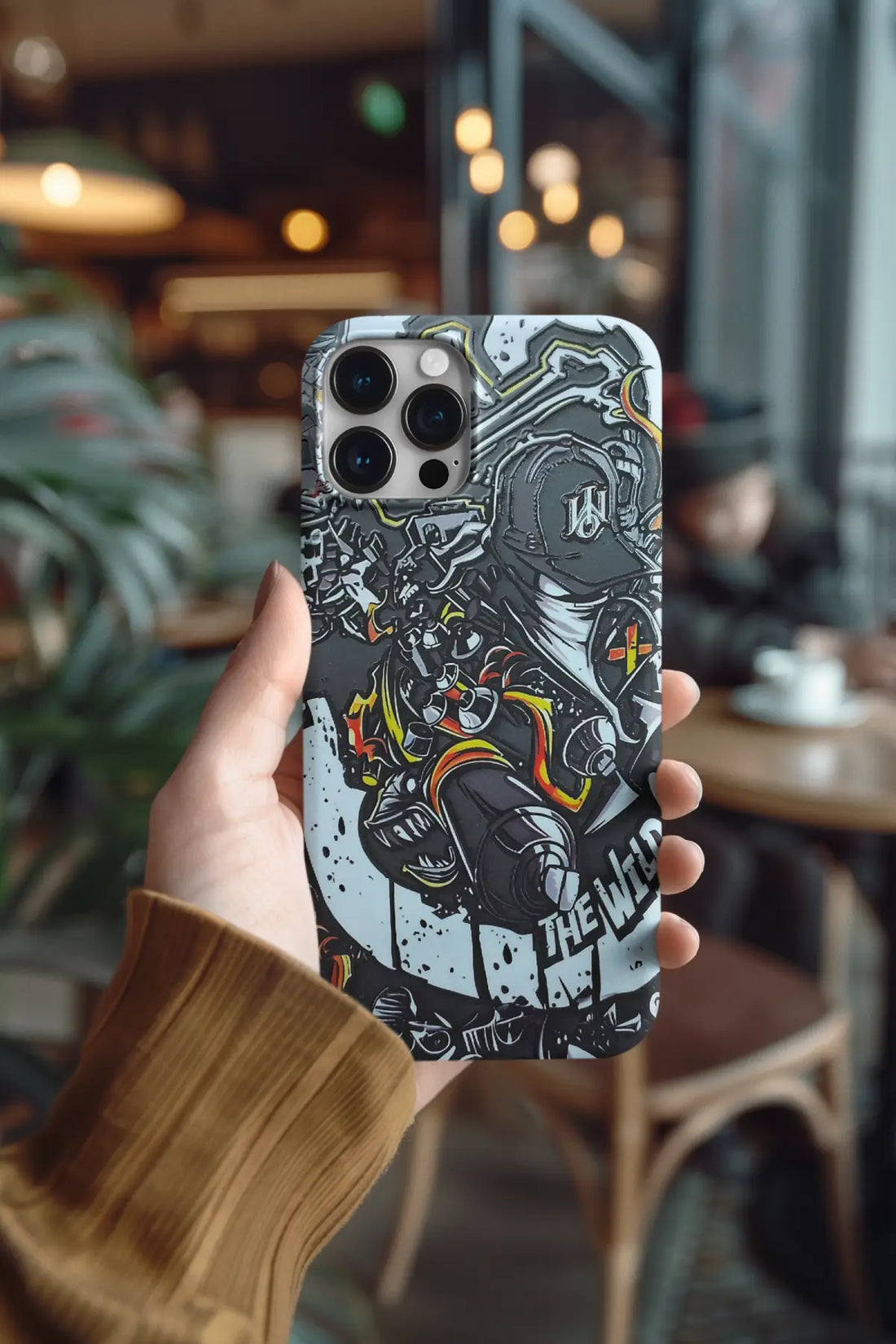 Funky Black Wild Mobile Skin 1772