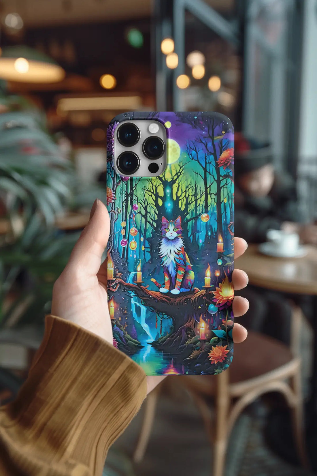 Colorful Night Nature Mobile Skin 2899