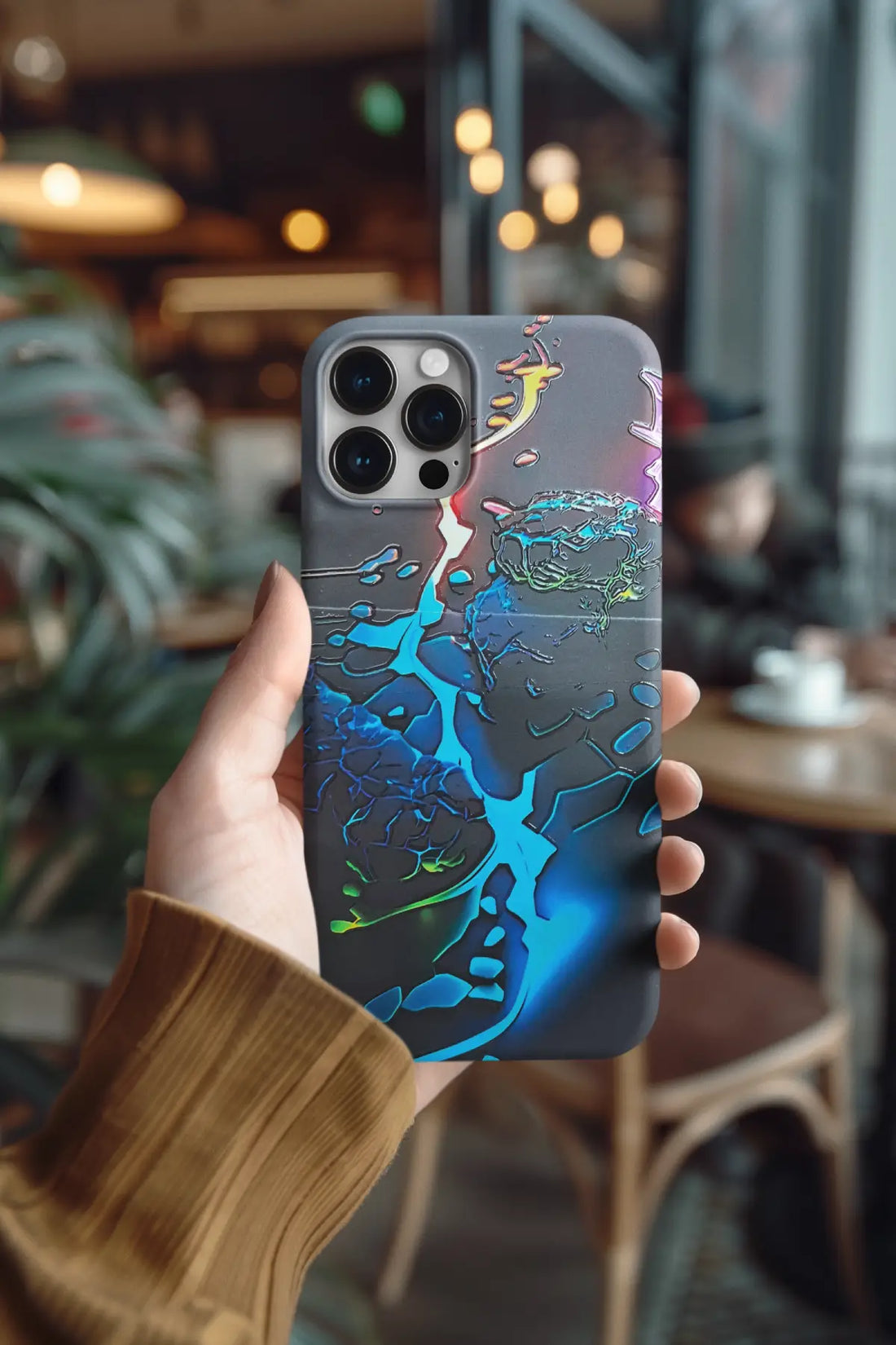 Neon Abstract Mobile Skin 2592