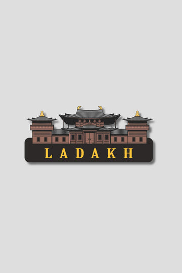 Chinese Temple Ladakh Sticker