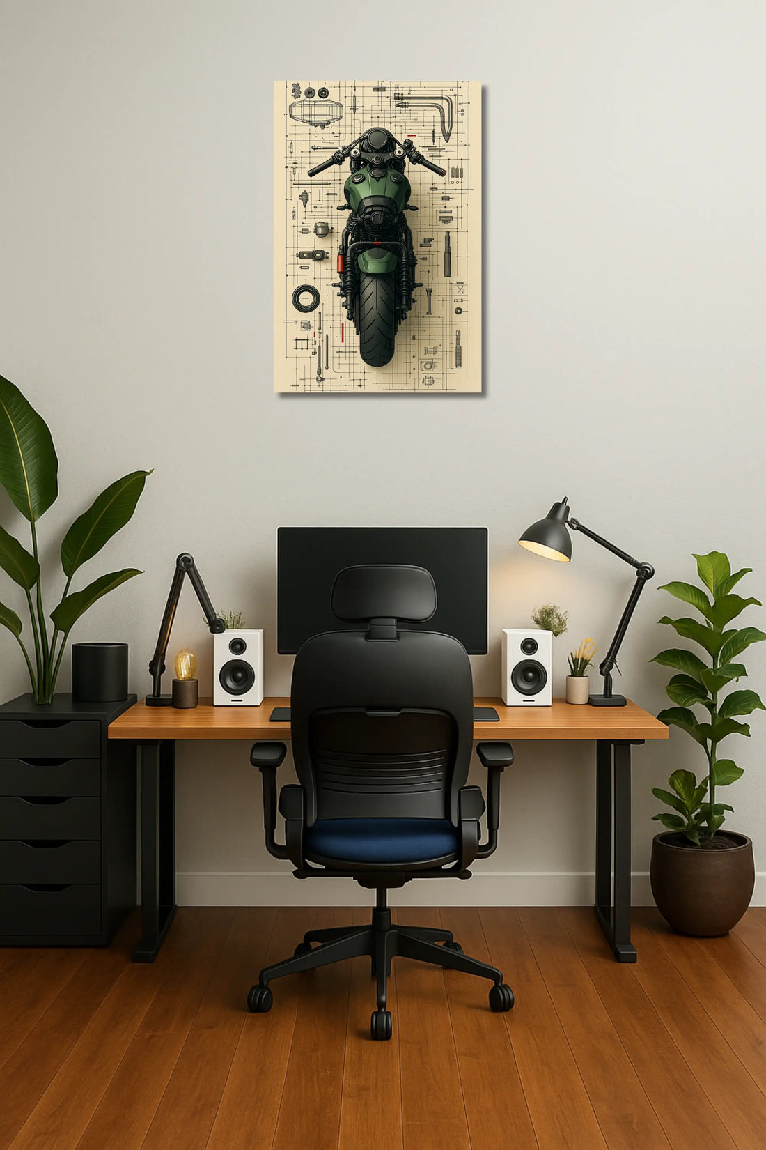 Concept Motorcycle Metal Poster