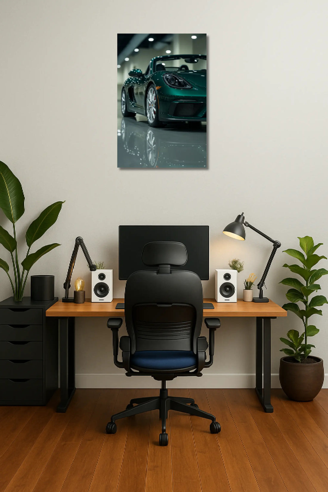 Porsche 718 Spyder Metal Poster