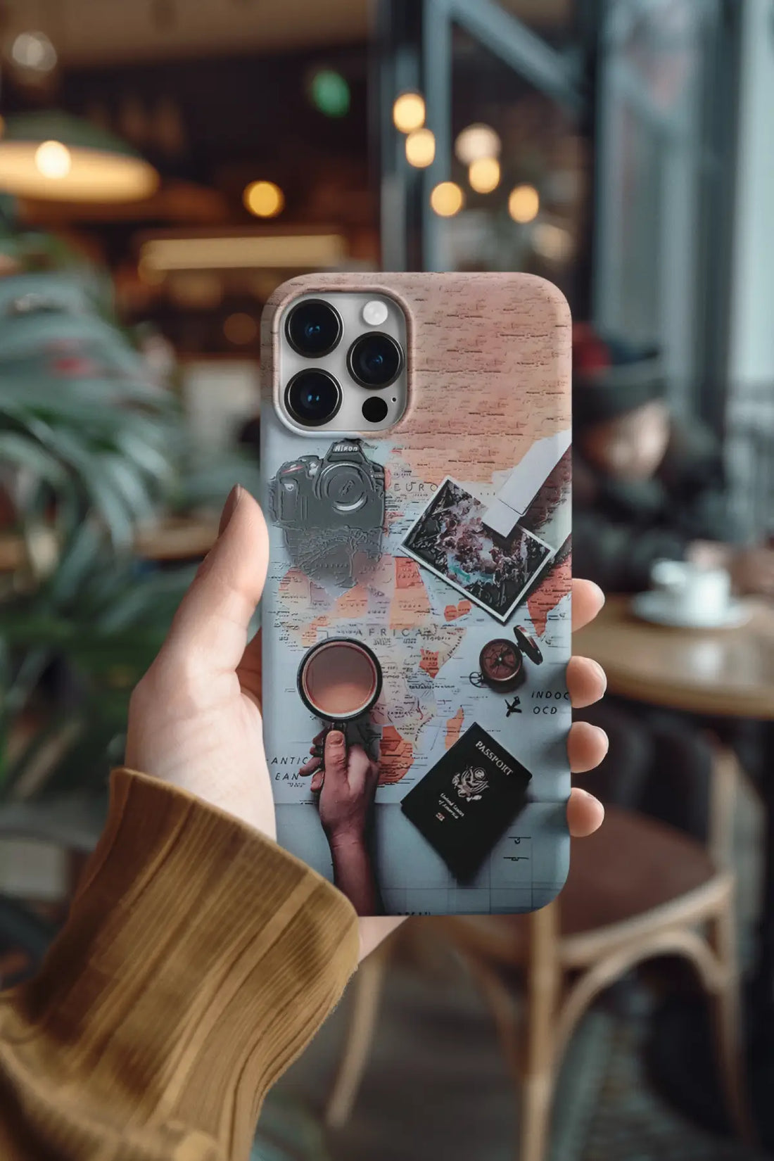 World Map Travel Mobile Skin 1843