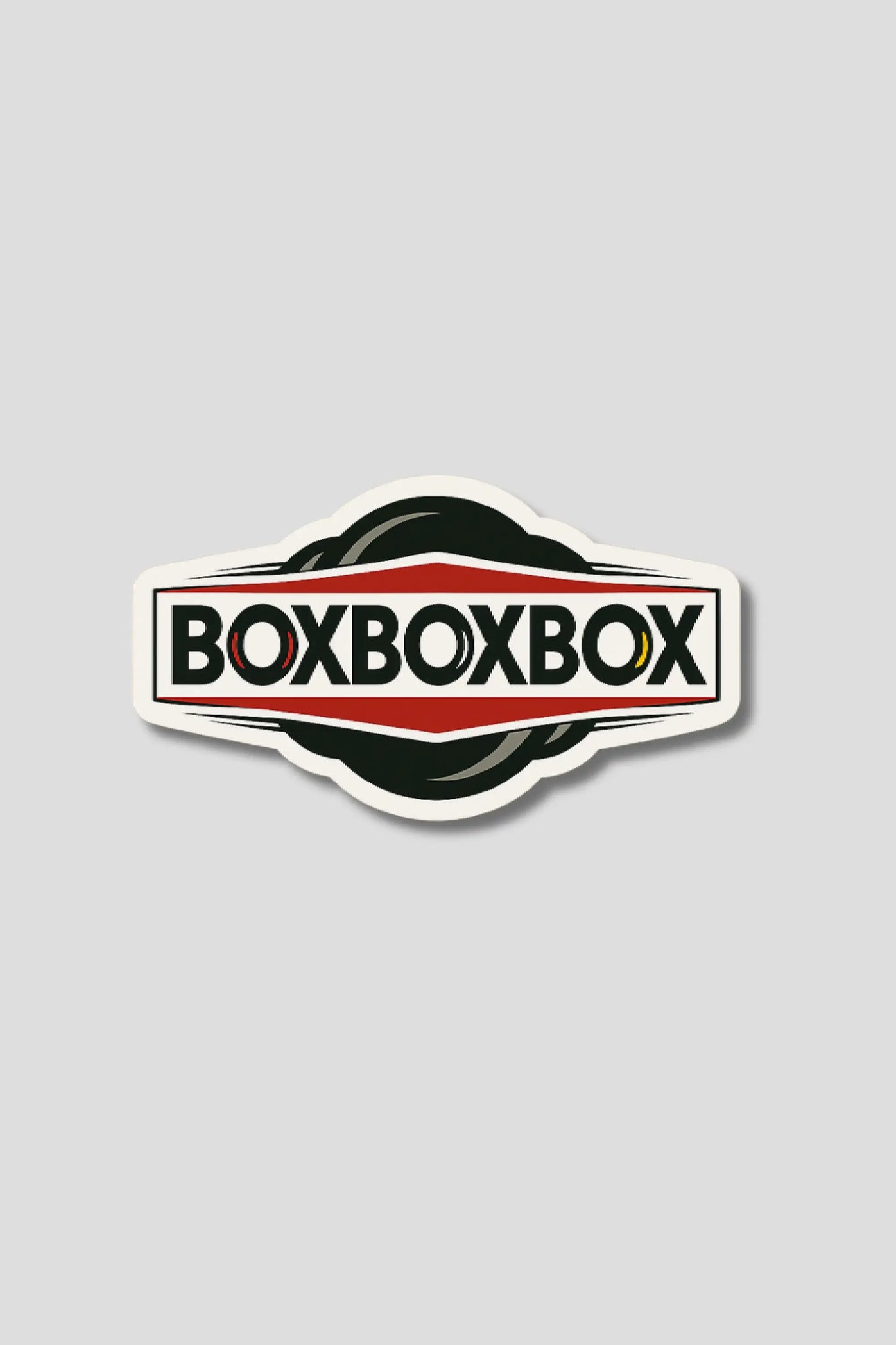 Box Formula 1 Sticker