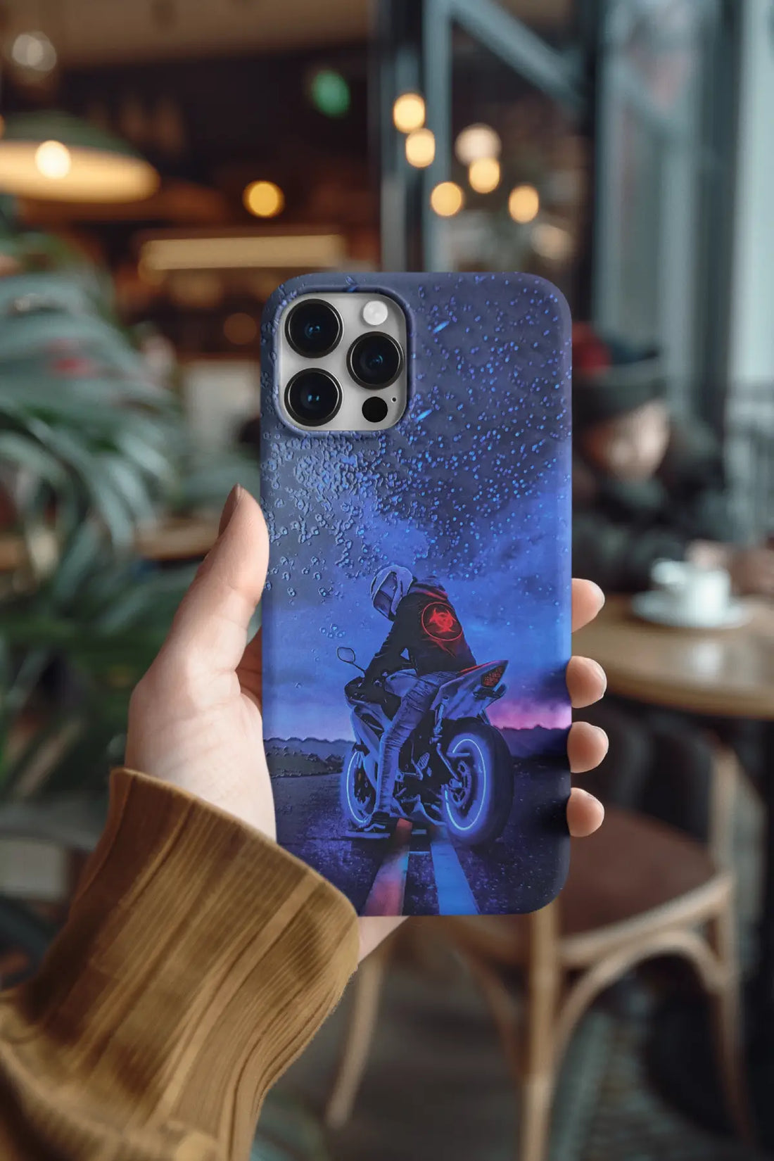Dark Night Biker Mobile Skin 2339