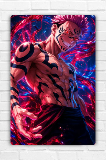 Ryomen Sukuna - Jujutsu Kaisen Metal Poster