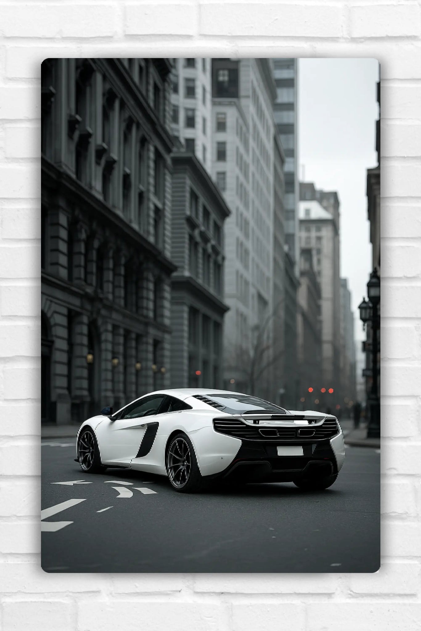 McLaren 650S Metal Poster