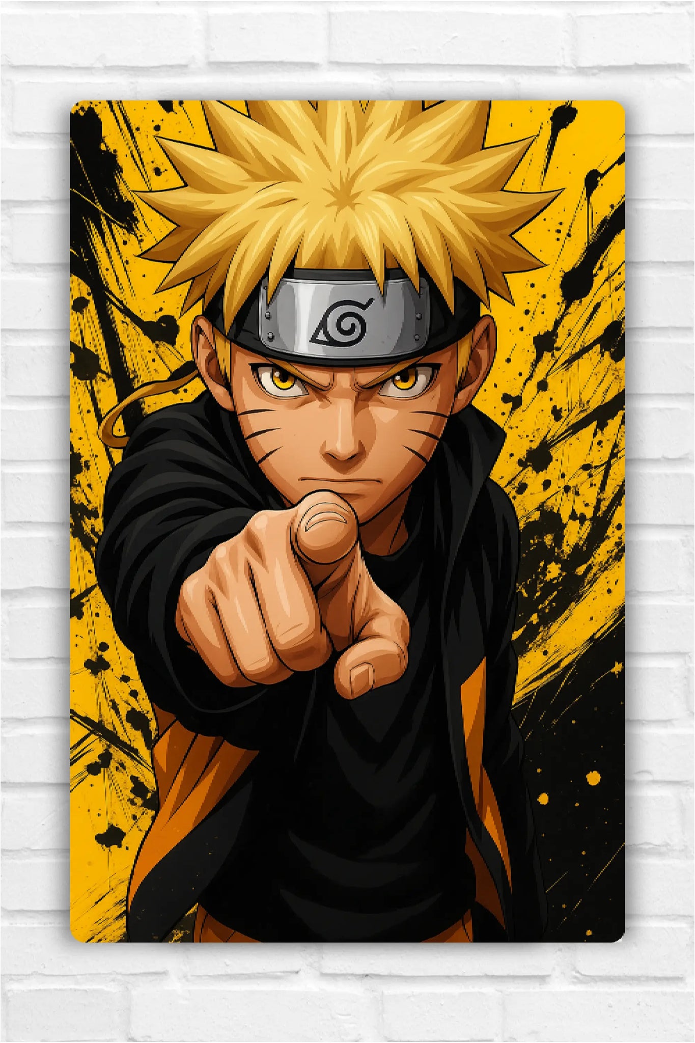 Naruto Uzumaki "Believe It!" Metal Poster