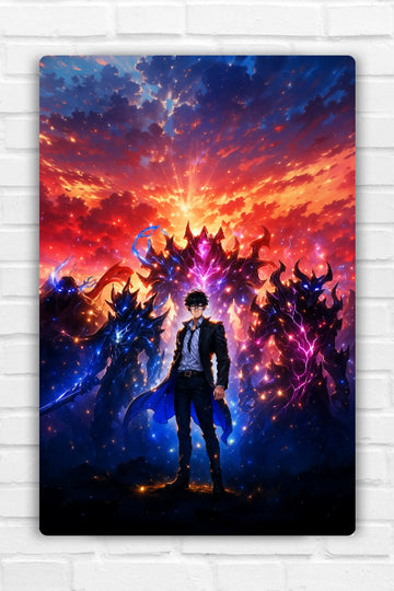 Sung Jin Anime Metal Poster 04