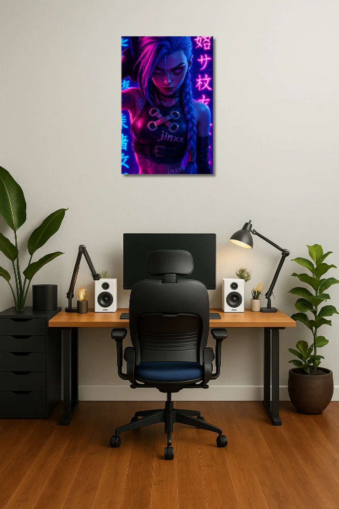 Jinx Metal Poster - Arcane | League of Legends
