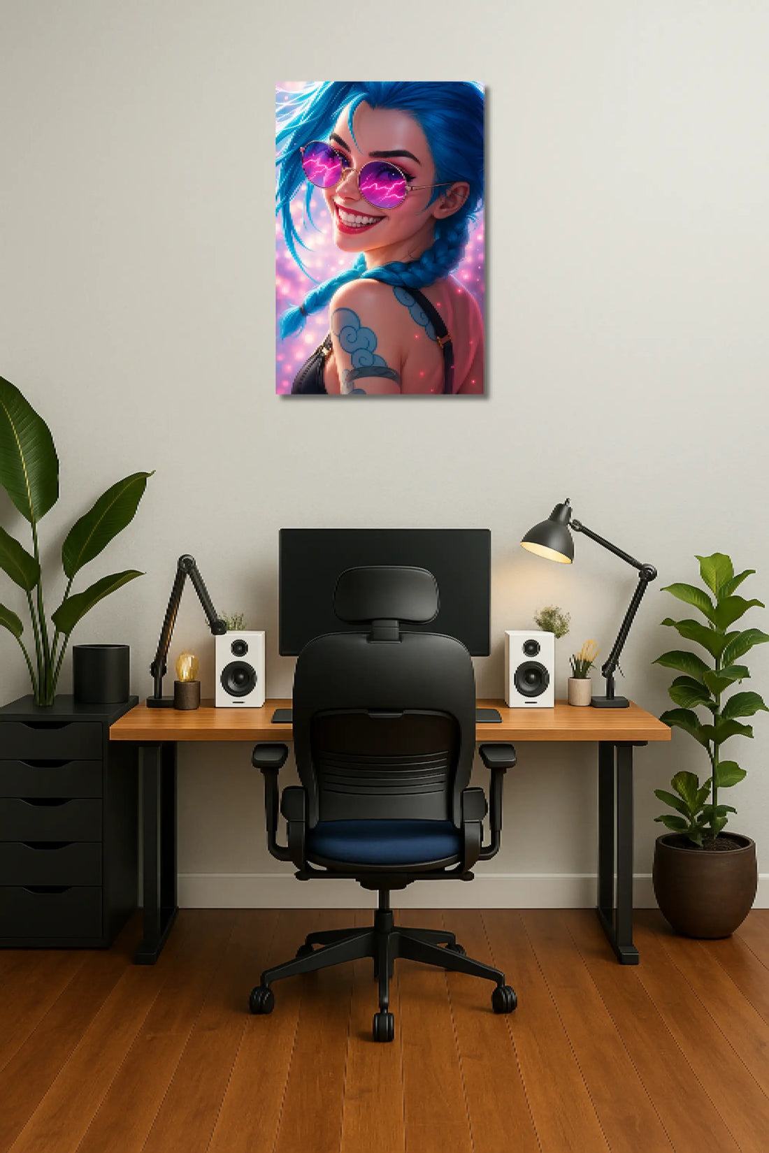 Jinx (Arcane/League of Legends) Metal Poster