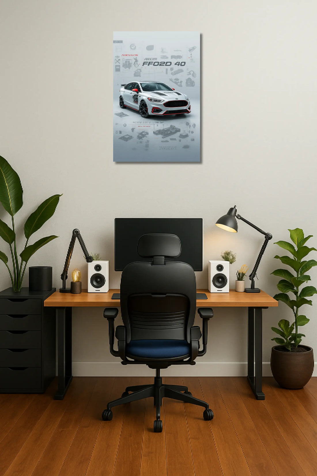 Ford Fusion Rally Sport Metal Poster