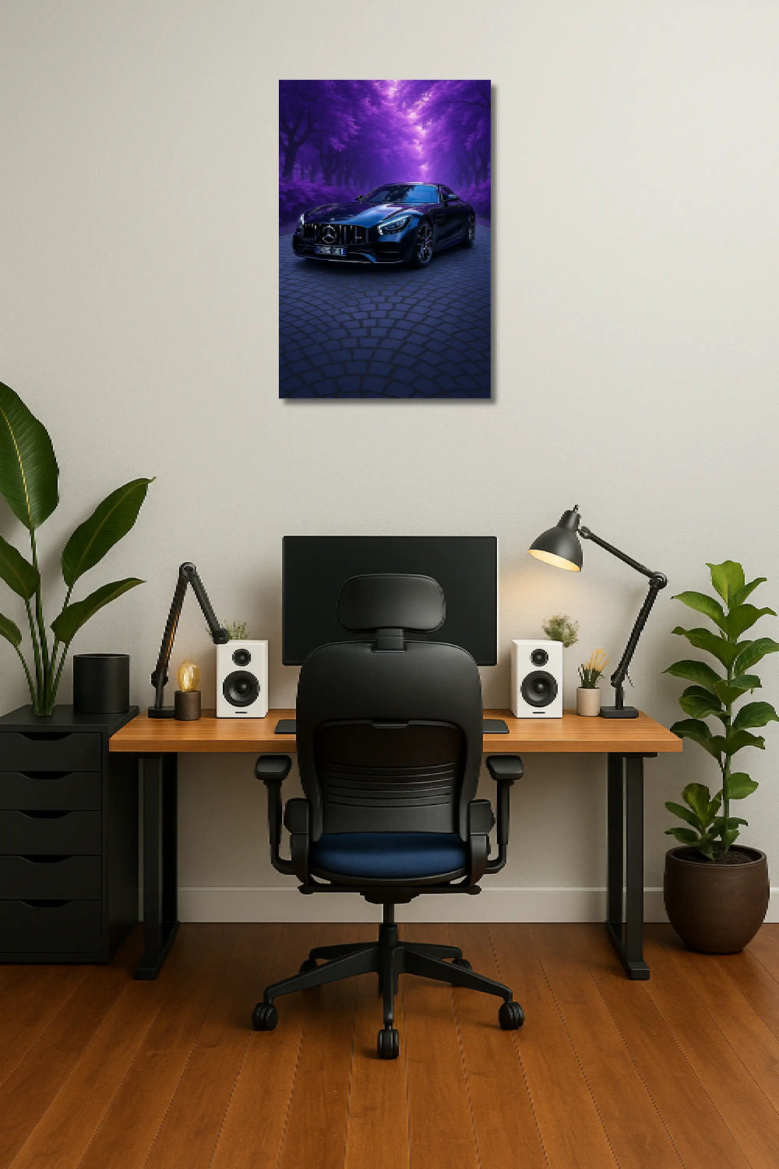 Mercedes-AMG GT R Metal Poster