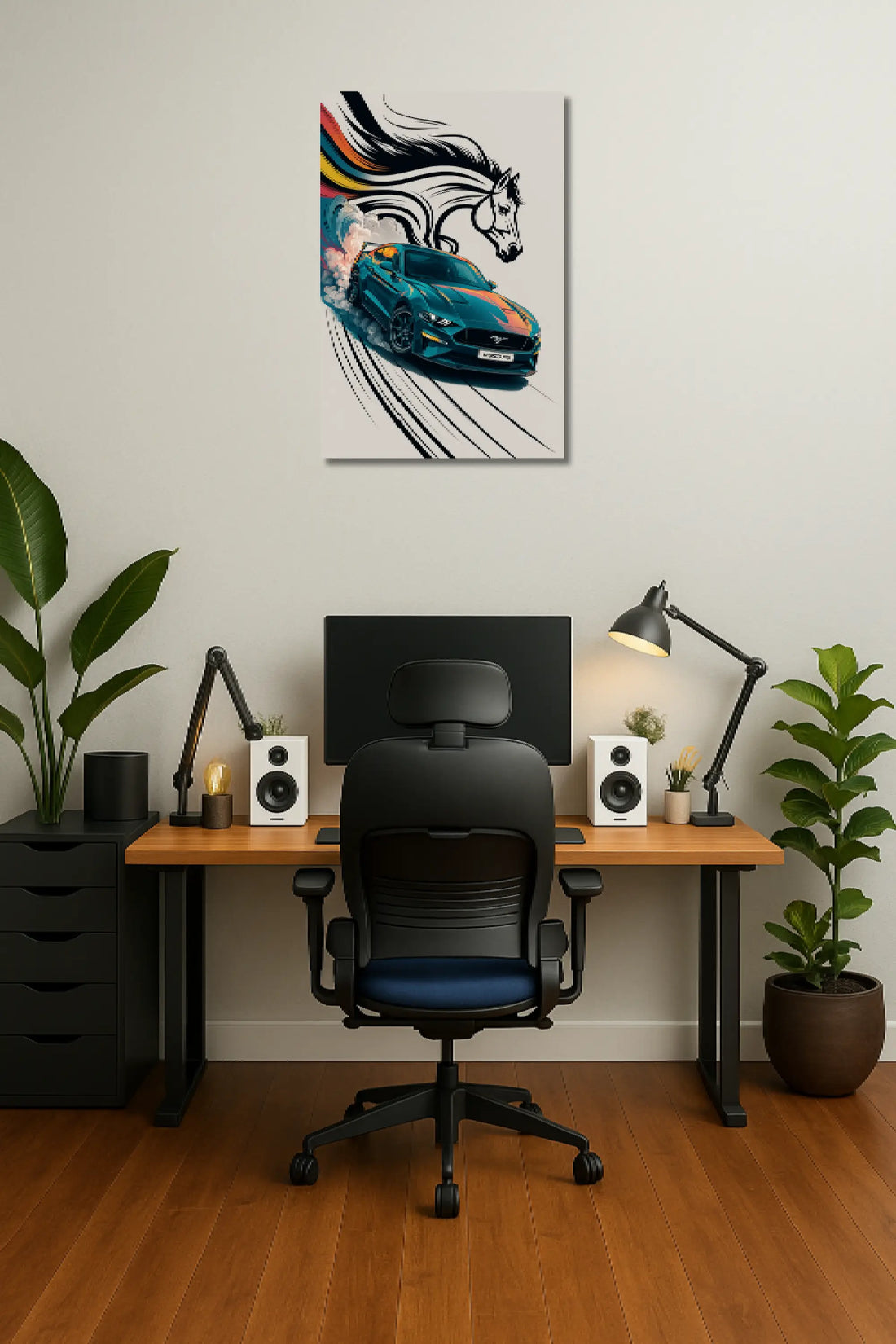 Ford Mustang Metal Poster
