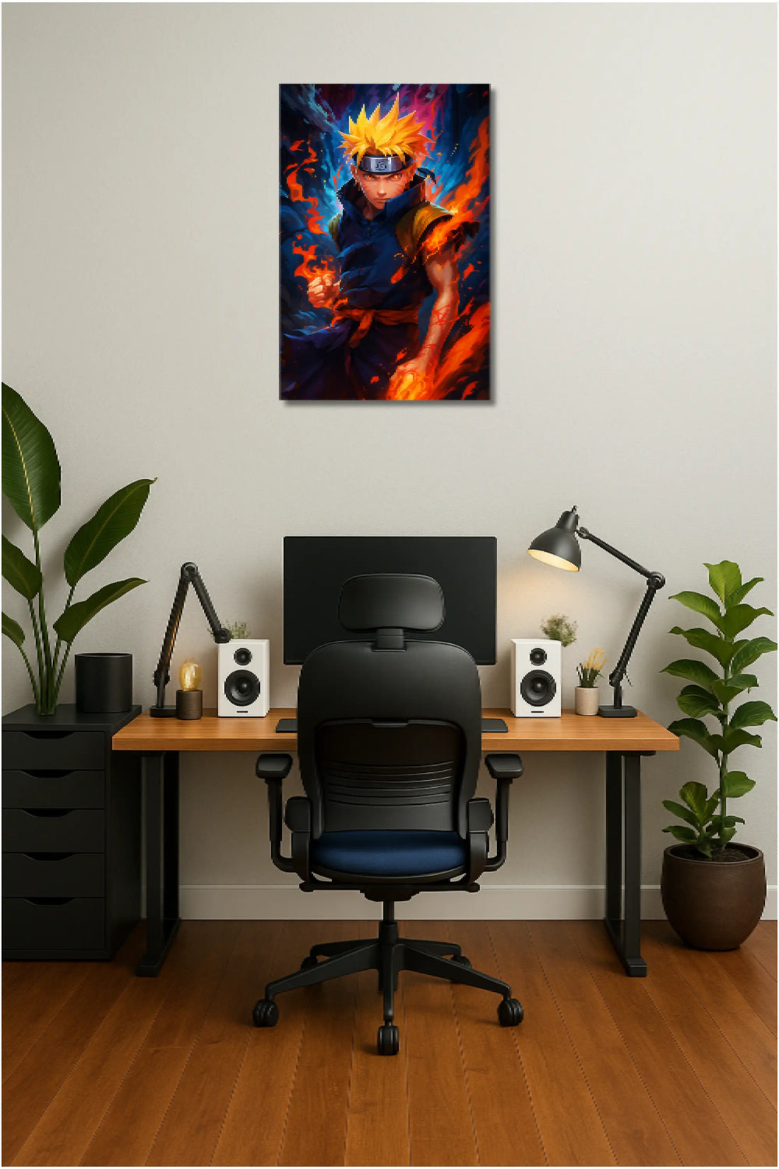 Naruto Uzumaki: Fiery Resolve Metal Poster
